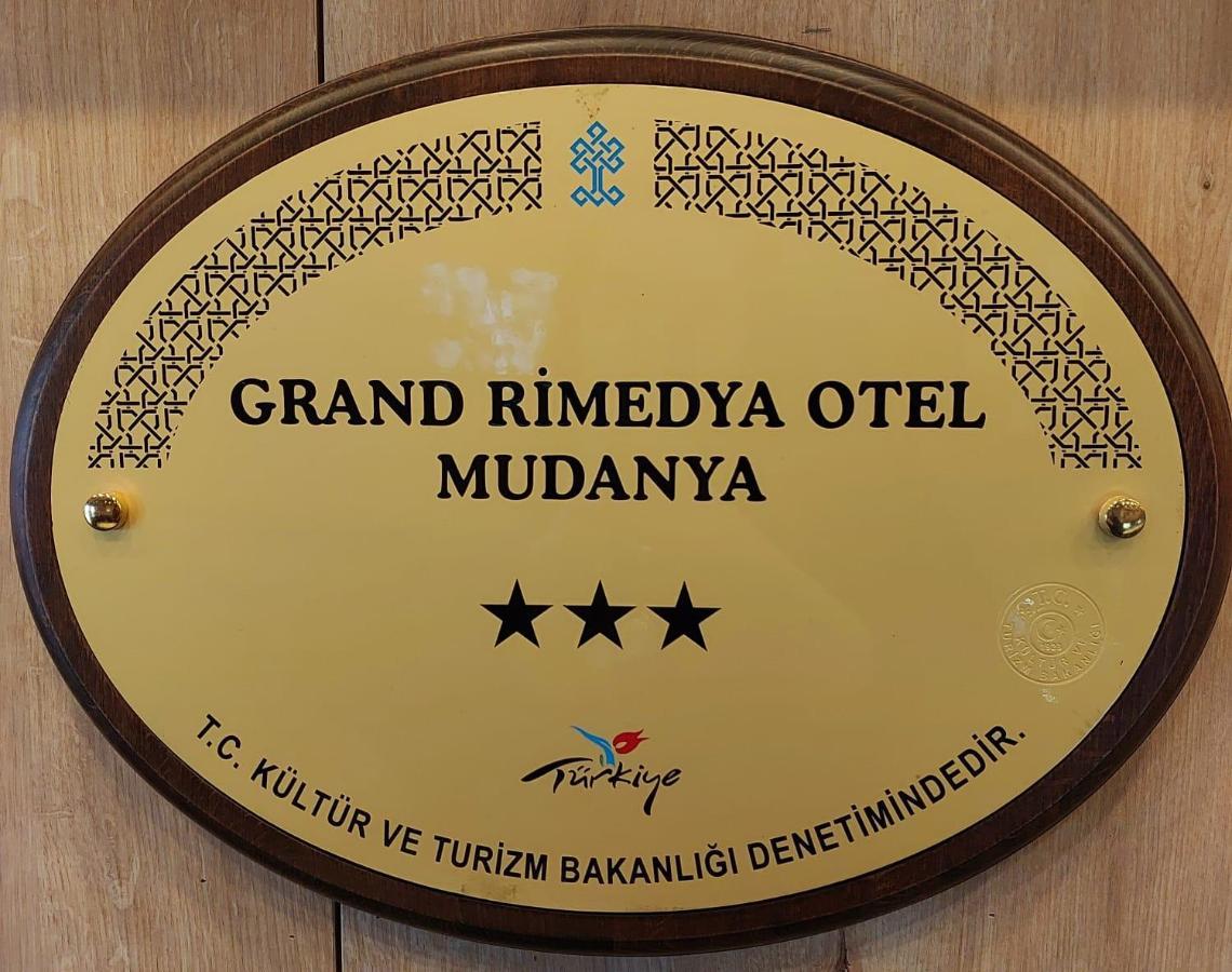 Grand Rimedya Hotel Mudanya Bursa Exterior foto